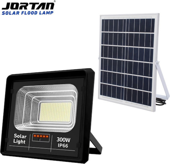 Jordan Ηλιακό Φωτιστικό Δαπέδου 300W 2500lm με Ψυχρό Λευκό Φως 6500K IP66