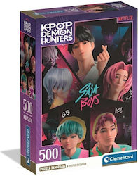 Компактен K-pop Пъзел Demon Hunters 2D 500 Части