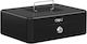 Deli Cash Box with Lock ET505 Black
