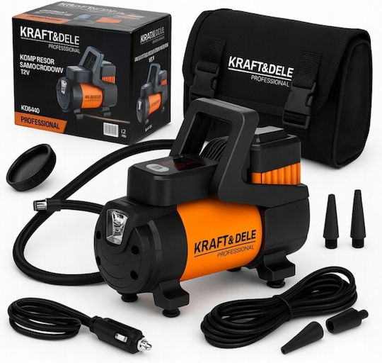 Kraft & Dele Compresor Auto 200PSI Cu Cablu Bricheta 12V