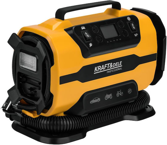 Kraft & Dele Car Tire Pump with Cigarette Lighter Cable 12V