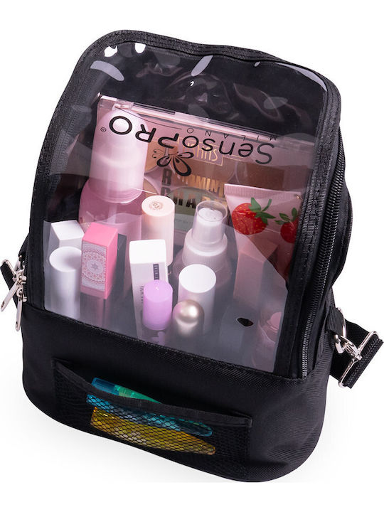 Sensopro Milano Cosmetic Bag Black Travel Bag