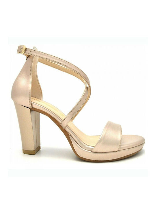 Ragazza Leather Sandals Beige