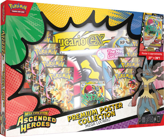 Pokemon Colecție Poster Premium Ascended Heroes Mega Lucario Mega Evoluție: Eroi Înălțați (JPN)