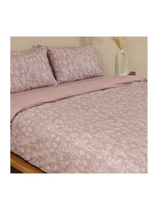 Set Bed Sheets Mommie Pink 100% Cotton Single Bed Sheets 165x270 Pink