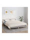 vidaxl Decke Schwerkraft Hellcreme 220 x 240 cm 11 Baumwolle