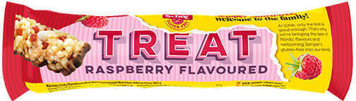 Cereal Bar Treat Raspberry Gluten Free 22g 24 Pieces Schar