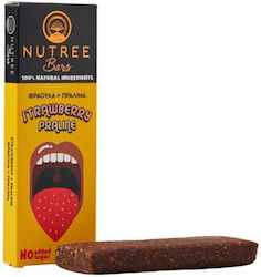 Nutree Raw Energy Bar Μπάρα Ενέργειας Γεύση Φράουλα & Πραλίνα 50g