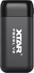 XTAR PB2SLV2 2 Υποδοχών 18650/21700