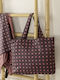Nima Te Quiero Stoff Strandtasche Braun