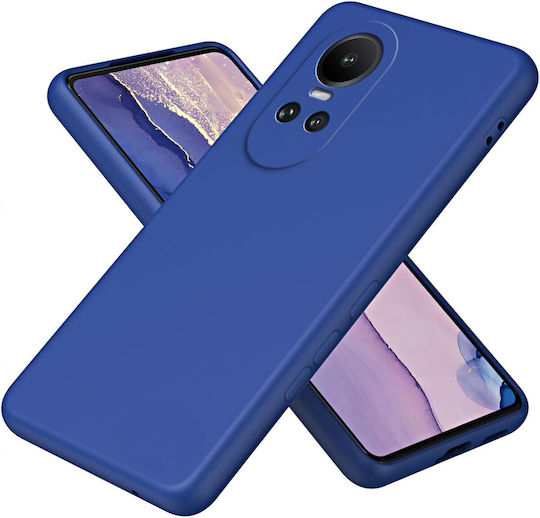 Back Cover Din Silicon Albastru Oppo Reno10 Pro