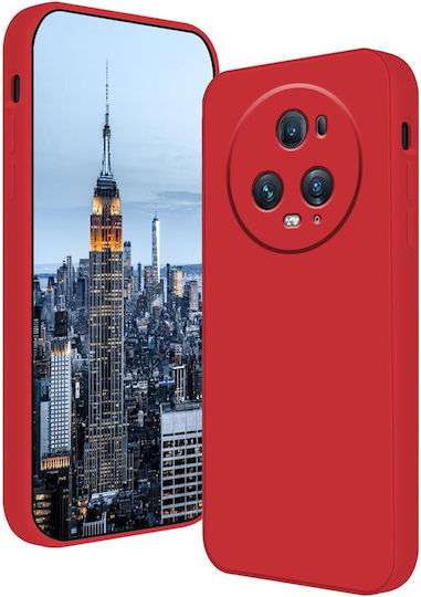 Back Cover Din Silicon Roșu Realme 5 Pro