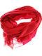 ButicCochet Damen Schal Rot