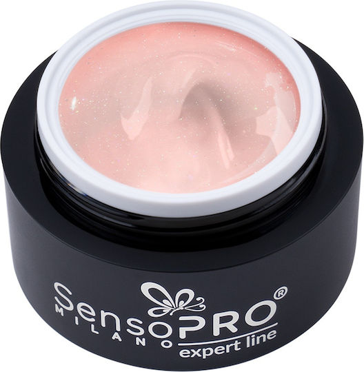 Expert Line Gel De Construcție Unghii Sensopro Milano Coral Glimmer 15ml