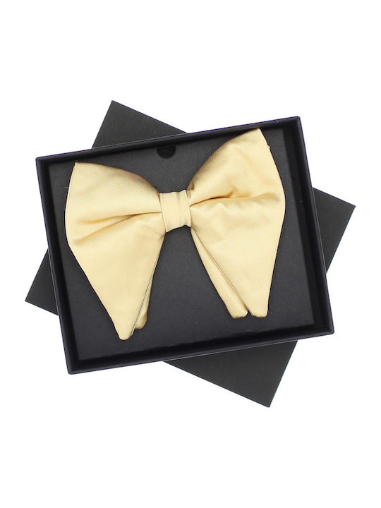 Cravată Papillon Bărbați ButicCochet Material Sintetic 10x12 Cm Bej Pap345