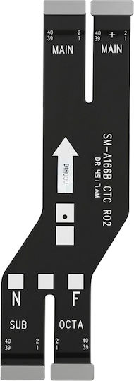 Clappio Основен Гъвкав Кабел За Връзка На Дънна Платка Съвместим С Galaxy A16 A17 Черен