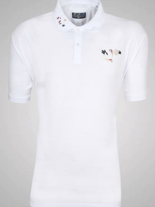 Tony Montana Polo Μπλούζα Λευκή