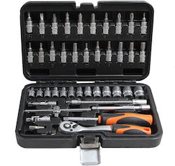 Premium Socket Set 1/4" 46 Pieces