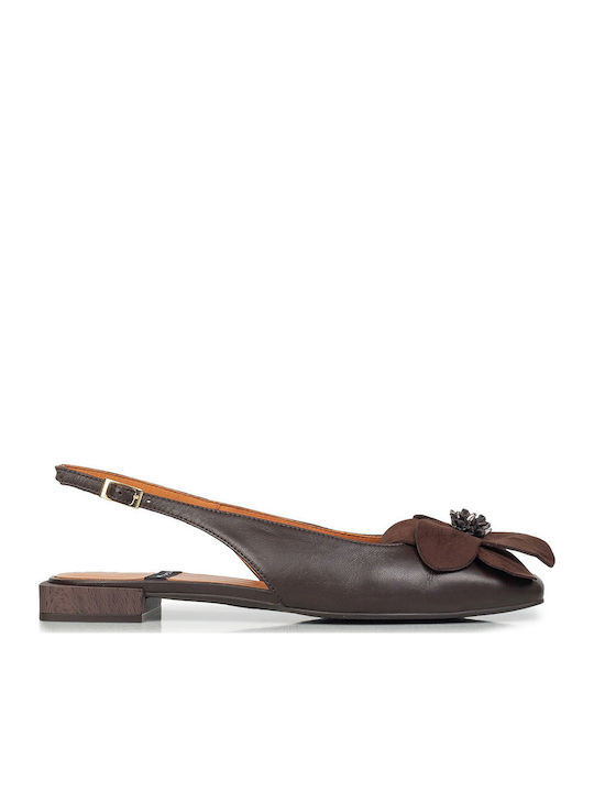 Angel Alarcon Women's Flat Sandals Brown