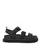 Leather Women's Sandals Black