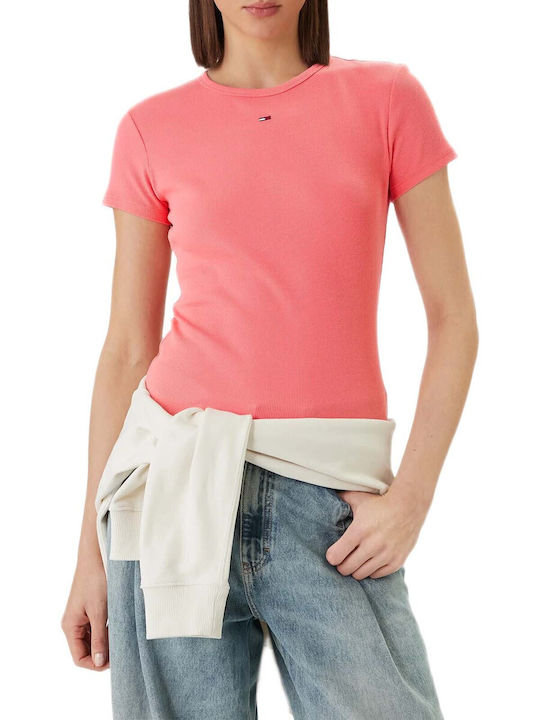 Tommy Hilfiger Γυναικείο T-shirt Ροζ