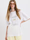 Women's Oversized White T-shirt