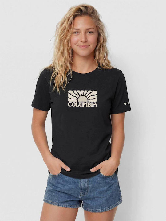 Columbia Γυναικεία Μπλούζα Κοντομάνικη Black