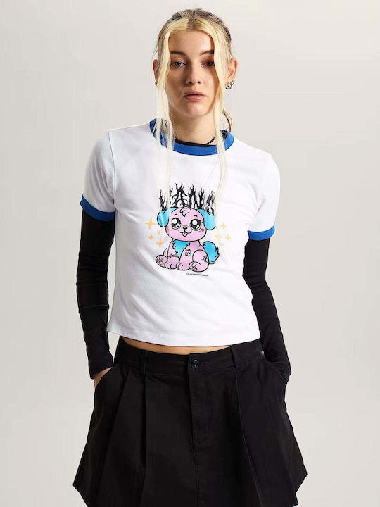 Vans Ringer Women's T-shirt White