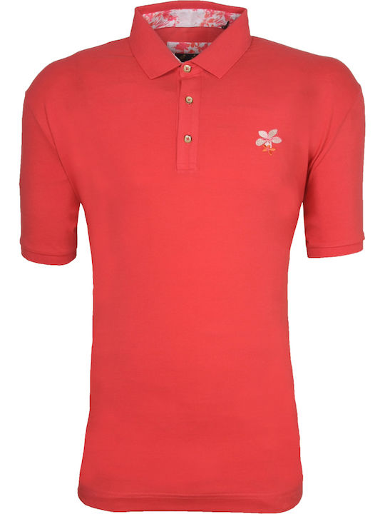 Polo Short Sleeve Red Blouse