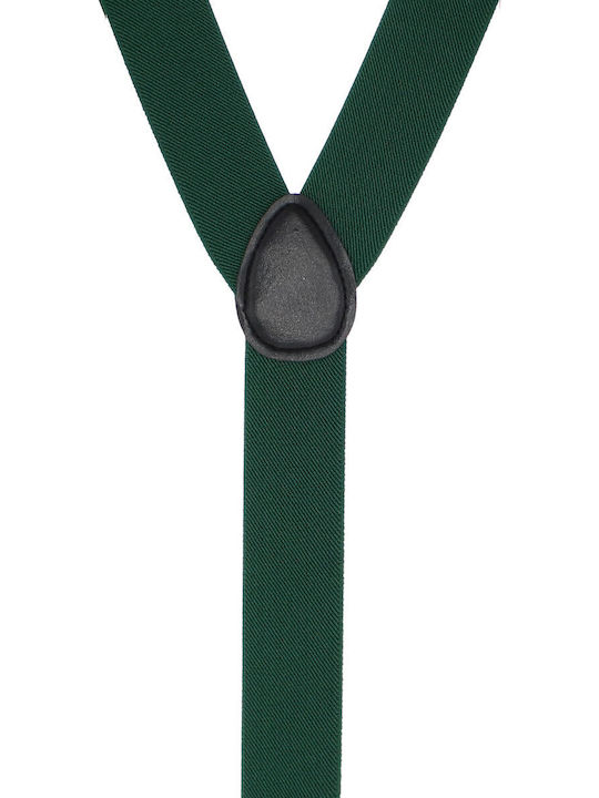 Breteli Unisex Adulți ButicCochet Verde Închis Cu Cleme Metalice 35 Mm Br505