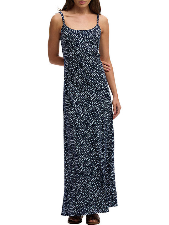 Superdry Dress Φόρεμα All day Navy Μπλε