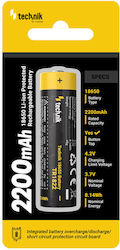 Technik 18650 2200mAh 3.7V 1τμχ Technik 18650 2200mAh 3.7V 1τμχ