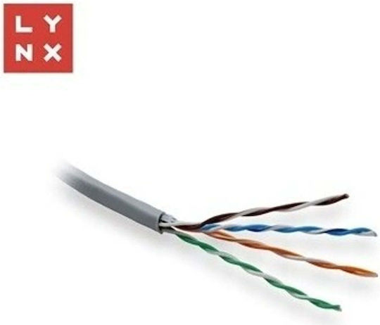 Lynx Direct Attach Copper Cat.5e (Gigabit) Καλώδιο Δικτύου Ethernet 305m Γκρι