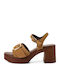 Gelbe Damen Sandalen