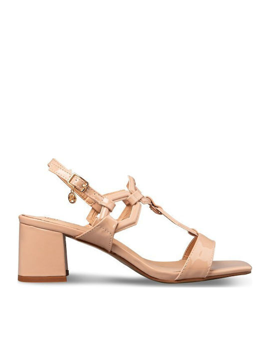 Envie Shoes Damen Sandalen Beige