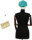Women's Beret Buticcochet Wool One Size Turquoise Bsc720