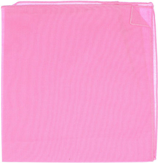 Bandana Din Bumbac Mărimea 55 X 55 Cm ButicCochet Culoare Solidă Roz Es2235