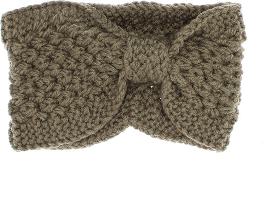 Bentită Tricotată Pentru Păr Femei 100% Acrilic ButicCochet O Mărime Culoare Khaki Bnt385