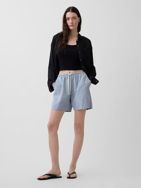 GAP Women's Linen Shorts Blue