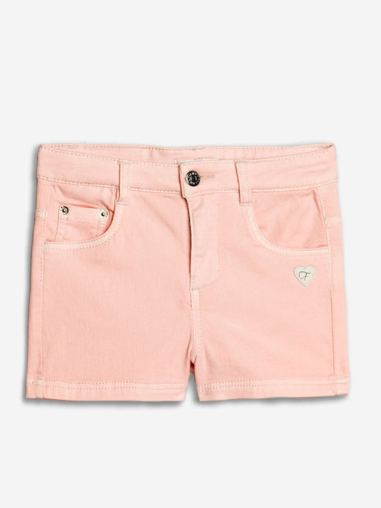 Kids Denim Pink Shorts/Bermuda