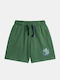 Kinder Shorts Bermudas Stoff Grüne