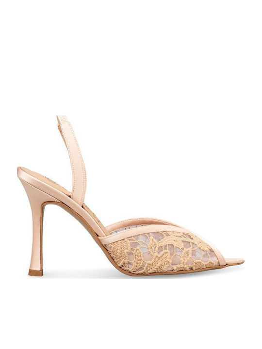 Envie Shoes Обувки на Ток със Стилето Ток Бежови
