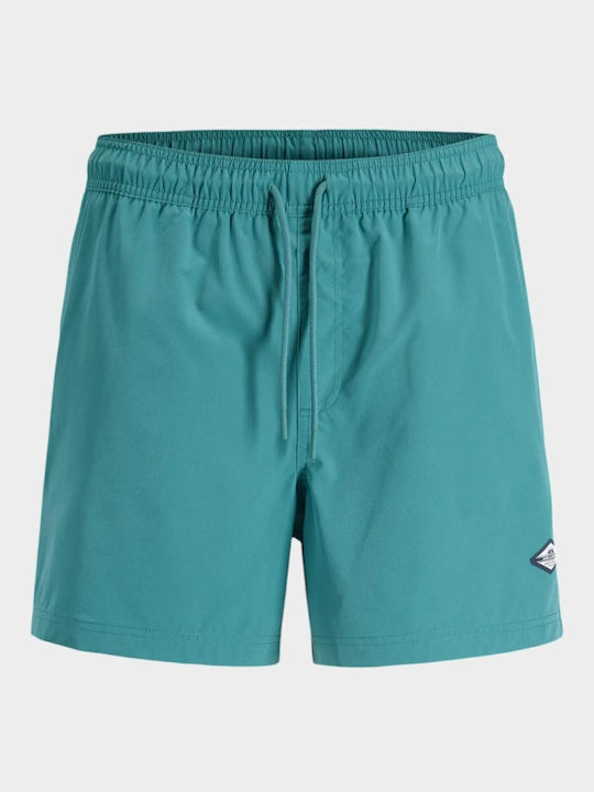 Jack & Jones Ανδρικό Μαγιό Σορτς Μπλε με Σχέδια