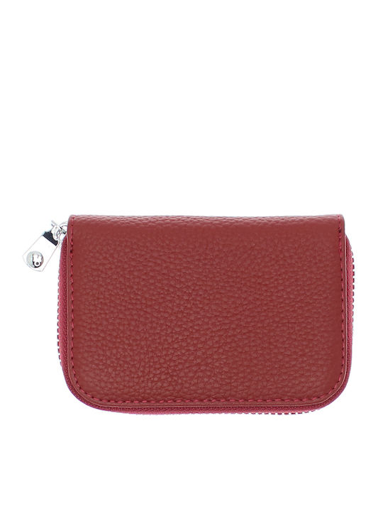 Damentasche Brieftasche Karten Burgundisch