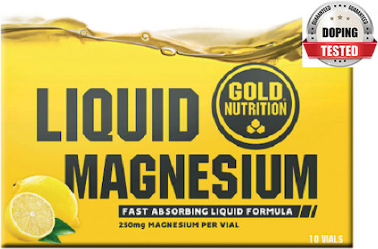 Gold Nutrition Magnesium & Kalium 250 mg mit Vitamin B6 10 Stück mit Zitronengeschmack