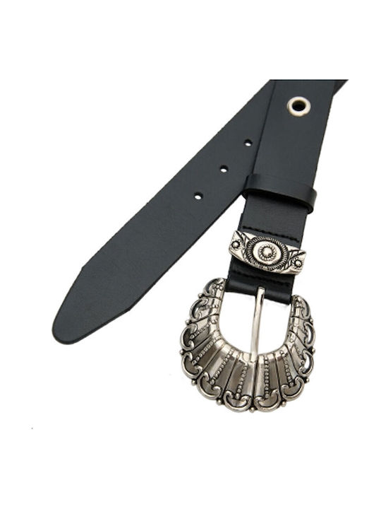 Leather Twist Leather Women's Black Belt
