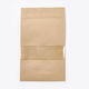Verpackungstaschen Typ Doy-pack Zip Kraft 20x14cm 30 Stück