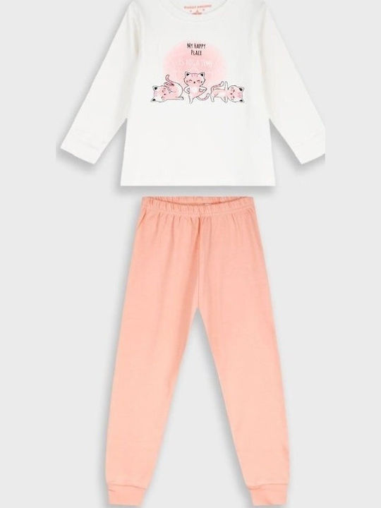 Energiers Kids Winter Nightwear White