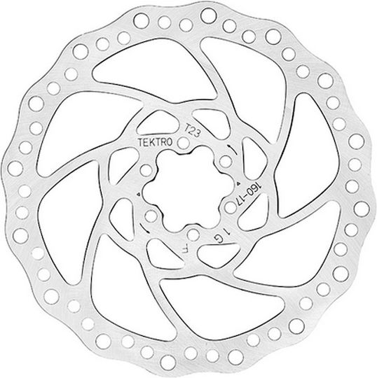 Tektro Bicycle Disc Brake Rotor Center Lock Tr-160-17 160mm 2.3mm 6bolt