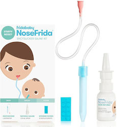 Fridababy Nasal Aspirator Kit 3 In 1 Sea Water Spray 10 Hygienic Filters Tested Recommended By Swedish Pediatricians